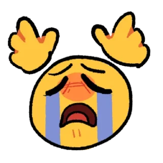 😭 emoji Raven's Stolen Emojis Telegram sticker 15 of 80