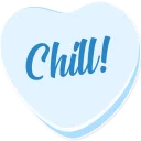 ⛄️ emoji Candy Hearts -Friends Telegram sticker 9 of 25