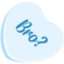 Sticker from Candy Hearts -Friends