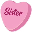 🦊 emoji Candy Hearts -Friends Telegram sticker 23 of 25