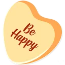 Sticker from Candy Hearts -Friends