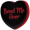 Sticker from Candy Hearts -Naughty