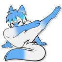 🔥 emoji Sly Whitefox Telegram sticker 12 of 41