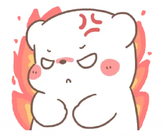 🐻 emoji lovely bear @darkestlace Telegram sticker 21 of 24