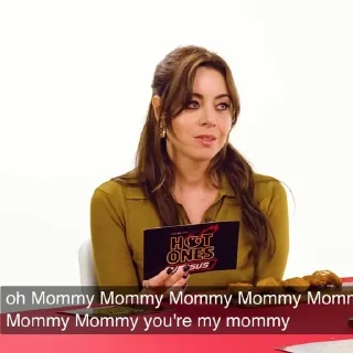 Sticker from aubrey plaza core