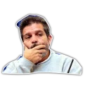 🤔 emoji Paz Colombia Telegram sticker 12 of 36