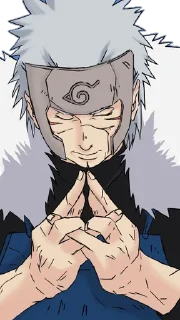 🙏 emoji Tobirama Senju @Blue_rose_sword Telegram sticker 5 of 40