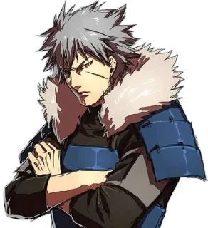 😒 emoji Tobirama Senju @Blue_rose_sword Telegram sticker 23 of 40