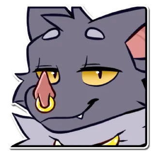 😏 emoji SeanTheBat Telegram sticker 20 of 90