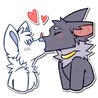 😚 emoji SeanTheBat Telegram sticker 15 of 90