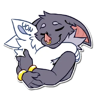 🤗 emoji SeanTheBat Telegram sticker 7 of 90