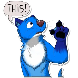 👆 emoji Otis Otter Telegram sticker 11 of 36