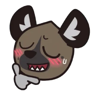 🤔 emoji Haida Reacts Telegram sticker 1 of 17
