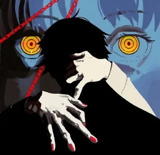 🥵 emoji ::: CHAINSAW MAN ::: Telegram sticker 6 of 84