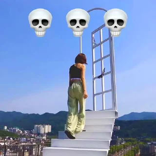💀 emoji que depressão o que? ela já superou isso [@elris] Telegram sticker 5 of 11