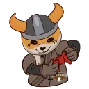 Sticker from FLOKI DAO