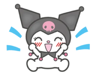 🦇 emoji Kuromi Telegram sticker 23 of 40