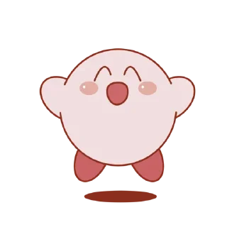 😊 emoji Kirby Telegram sticker 6 of 24