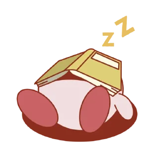 💤 emoji Kirby Telegram sticker 17 of 24