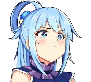 😤 emoji Aqua • @AnimeChatVoidX Telegram sticker 17 of 40