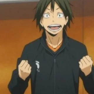 😄 emoji Haikyuu Telegram sticker 12 of 48