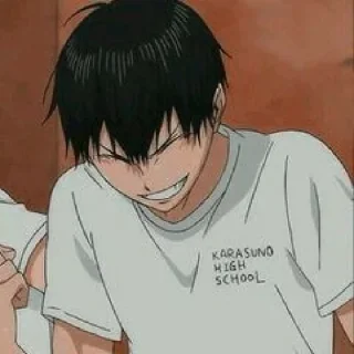 😏 emoji Haikyuu Telegram sticker 20 of 71