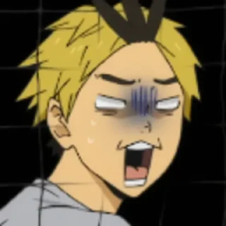 😨 emoji Haikyuu Telegram sticker 7 of 96