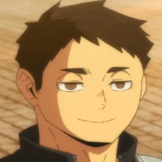 😑 emoji Haikyuu Telegram sticker 5 of 96