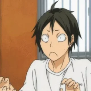 😣 emoji Haikyuu Telegram sticker 16 of 48
