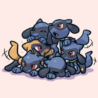 ✨ emoji AdvosArt Riolu Telegram sticker 6 of 120
