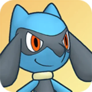 😎 emoji PMDX Riolu and Lucario Telegram sticker 13 of 28