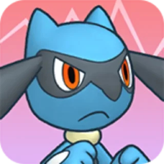 😡 emoji PMDX Riolu and Lucario Telegram sticker 6 of 28