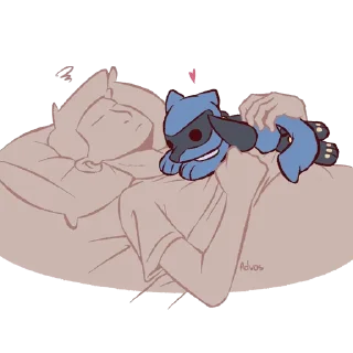 🛏 emoji Advos Riolu Telegram sticker 23 of 120