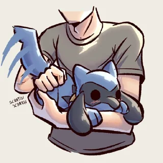 🤗 emoji AdvosArt Riolu Telegram sticker 10 of 120