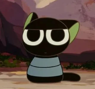 🌟 emoji HEI THE CAT ⋮ 🖤 Telegram sticker 22 of 68