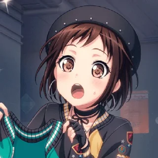 😯 emoji Bandori Telegram sticker 20 of 94