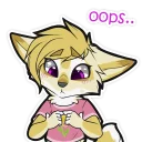😥 emoji Ash Coyote Telegram sticker 8 of 18