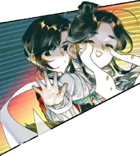 😭 emoji Heaven Official's Blessing Telegram sticker 18 of 69