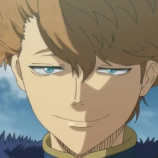 🙂 emoji Black Clover Telegram sticker 10 of 27