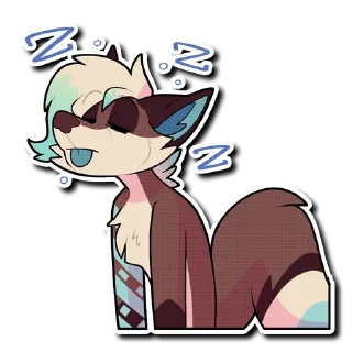 😴 emoji Akira Telegram sticker 9 of 26