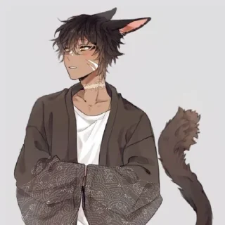 🩸 emoji Boy cat          by yuoka Telegram sticker 8 of 75
