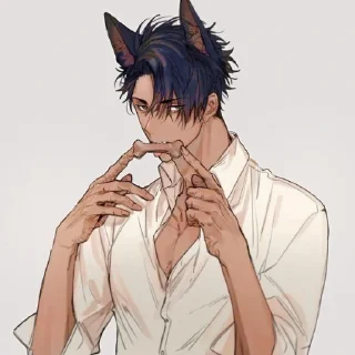 🩸 emoji Boy cat          by yuoka Telegram sticker 24 of 75