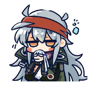 😐 emoji 少女前线😭 Telegram sticker 20 of 71
