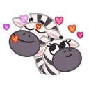 🥰 emoji Debra Zebra Telegram sticker 12 of 21