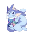 😊 emoji Ask Vaporeon Telegram sticker 12 of 29