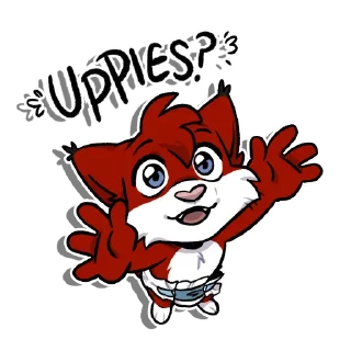 🆙 emoji Little cat! Telegram sticker 16 of 50