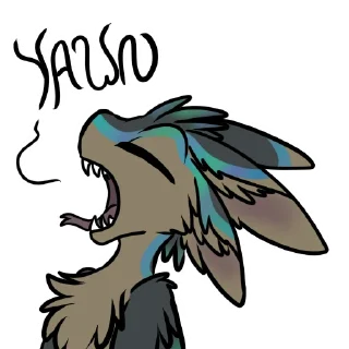 😴 emoji What is that animal? Telegram sticker 8 of 44