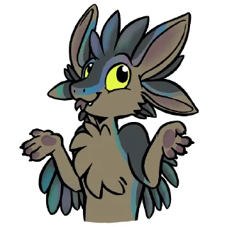 🤷 emoji What is that animal? Telegram sticker 21 of 44