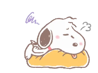 💤 emoji Snoopy animated stickers Telegram sticker 19 of 46
