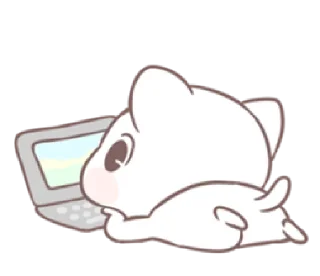 👨‍💻 Marshmallow Puppies: Kitty!, Telegram sticker 20 of 40